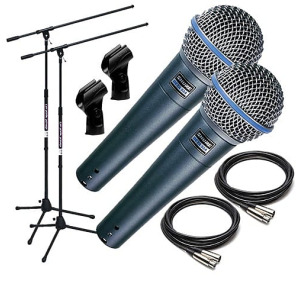 Динамический вокальный микрофон Shure BETA 58A Handheld Supercardioid Dynamic Microphone