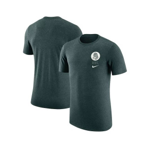 Мужская зеленая футболка Tri-Blend в стиле ретро Michigan State Spartans Nike, зеленый