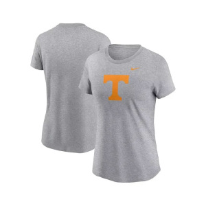 Женская футболка с логотипом Heather Grey Tennessee Volunteers Primetime Evergreen Nike, серый