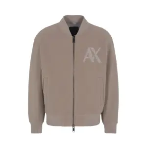 Уличный бомбер aw24 Armani Exchange, бежевый