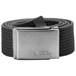 Ремень Fjällräven Canvas Belt, цвет Dark Grey