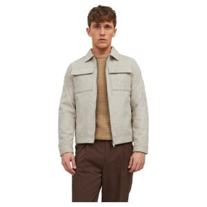 Куртка Jack & Jones Rocky Payton Leather, бежевый