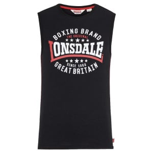 Футболка Lonsdale St.Agnes sleeveless T-shirt, черный