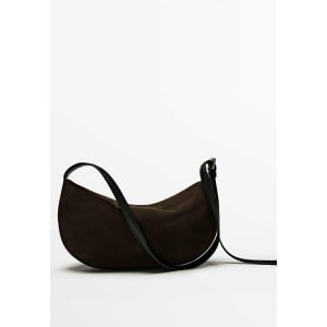 Сумка через плечо Massimo Dutti, цвет Mottled Dark Brown