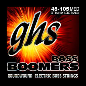 Струны для бас-гитары GHS Boomers Long Scale Plus