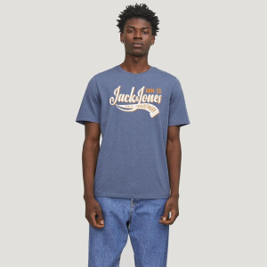 Мужская футболка с логотипом jjelogo Jack & Jones, синий