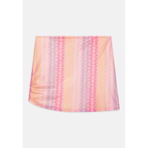 Мини-юбка Ruched Skirt Juicy Couture, цвет миндаля