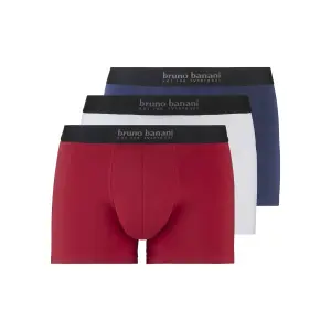 Боксеры Bruno Banani "Short 3Pack Energy Cotton" (3 шт. в упаковке), с надписью на поясе, белый