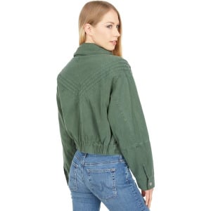 Куртка Avec Les Filles Washed Cotton Envelope Jacket, цвет Khaki/Green