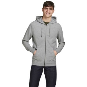 Толстовка Jack & Jones Basic Full Zip, серый