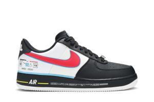 Air force 1 '07 qs black/racer blue-white top