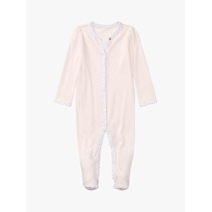 Комбинезон с отделкой бутонами роз Ralph Lauren Baby Rose, нежно-розовый