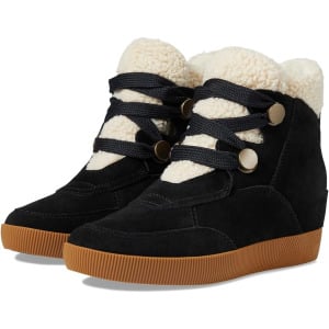 Ботинки SOREL Out N About Cozy Wedge, цвет Black/White