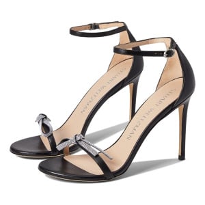 Туфли Stuart Weitzman Nudist Bow 100 Sandal, черный