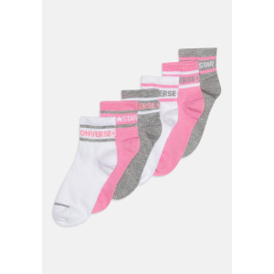 Носки WORDMARK ANKLE UNISEX 6 PACK Converse, цвет pink