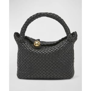 Мини-сумка Тоска Bottega Veneta, цвет Black-Brass