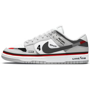 Кроссовки Nike Dunk Skateboarding Shoes Men Low-top Grey/white, серый