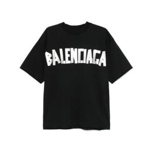 Balenciaga футболка с логотипом, черный