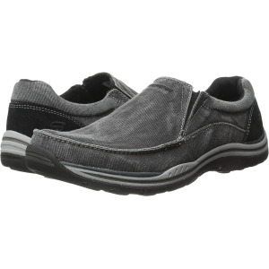 Лоферы Expected - Avillo SKECHERS, цвет Black Canvas/Suede