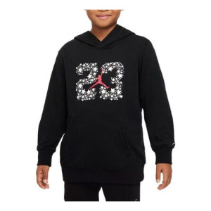 Толстовка (GS) Air Jordan Boy Black Pullover, черный