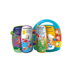 Сборник песен Fisher Price Learning Fun (синий), детская игрушка с музыкой, развивающая игрушка