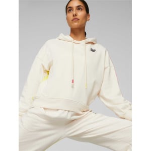 Толстовка Puma LEMLEM OVERSIZED FLEECE HOODIE, белый