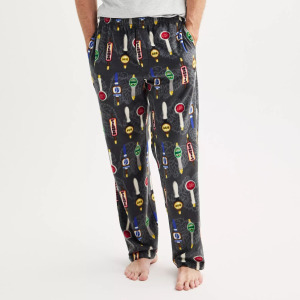 Мужские флисовые пижамные штаны Celebrate Together (2 пары рождественских штанов)