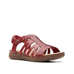 Сандалии April Belle Sandal Clarks, темно-красный