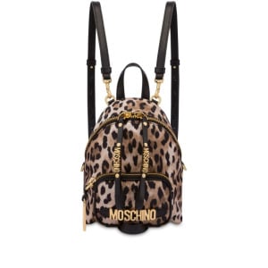 Moschino рюкзак с логотипом, нейтральный цвет