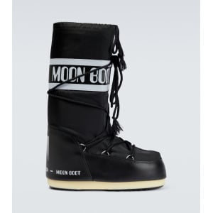 Нейлоновые зимние ботинки icon Moon Boot, черный