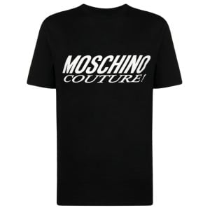 Moschino футболка с логотипом, черный