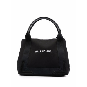 Balenciaga сумка-тоут Navy Cabas с логотипом, черный