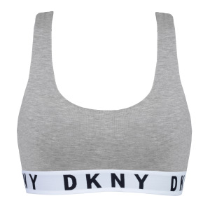 Бюстгальтер с косточками DKNY Bra Cozy Boyfriend, серый