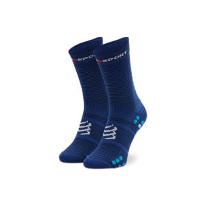 Носки Pro Racing Socks V4.0 Run High Compressport, темно-синий