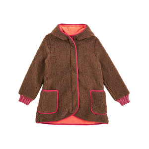 Куртка finkid Zip in Teddyjacke Likka Nalle, коричневый