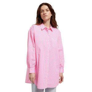 Блуза Scotch & Soda, цвет pink/weiß