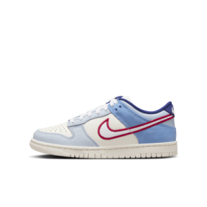 Кроссовки Nike Dunk Low, цвет Sail/Sail/Light Armory Blue/White