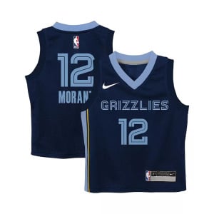 Джерси для мальчиков и девочек Ja Morant Navy Memphis Grizzlies Swingman Player — Icon Edition Nike, синий