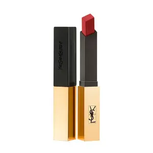 Стойкая кремовая помада Rouge Pur Couture The Slim 1966 Rouge Libre Yves Saint Laurent, цвет rouge libre