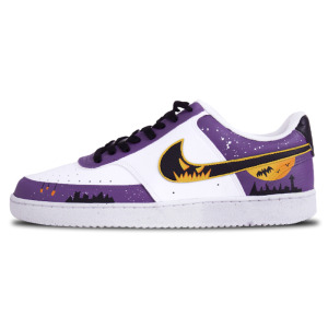 Кроссовки Nike Court Vision Skateboarding Shoes Men Low-top Purple/white, фиолетовый