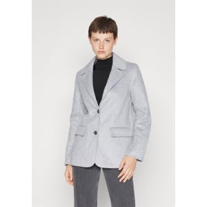 Пиджак Abercrombie & Fitch DOUBLE CLOTH, цвет light grey