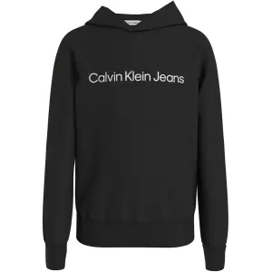 Толстовка Calvin Klein Jeans "INST. ЛОГОТИП РЕГ. ТЕРРИ ХУДИ", для детей до 16 лет, цвет Ck Black