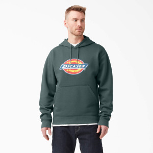 Толстовка с водоотталкивающим трехцветным логотипом Dickies, цвет Lincoln Green (Ln)