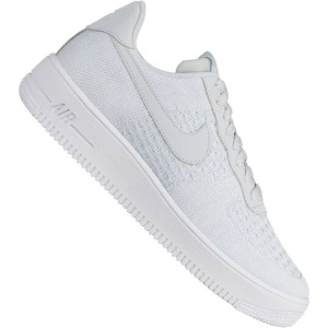 Кроссовки Air Force 1 Flyknit 2.0 Nike, цвет Weiß/Platinum/Platinum/Weiß