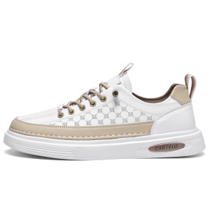 Кроссовки CARTELO/Catilla crocodile Skateboarding Shoes Men Low-top, цвет Off-white