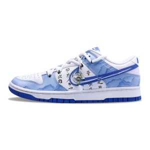 Кроссовки Nike Dunk Skateboarding Shoes Men Low-top Blue, голубой