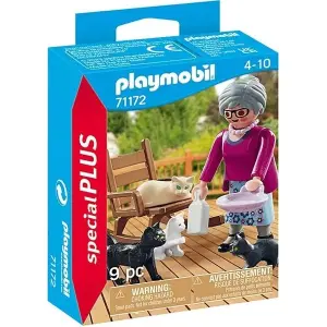 Пластиковый конструктор Playmobil 71172 женщина с кошками Lego