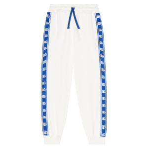 Хлопковые спортивные штаны с логотипом Dolce&Gabbana, синий