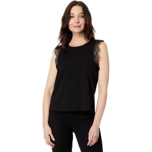 Блузка Vince Camuto Sleeveless Blouse with Trim, цвет Rich Black