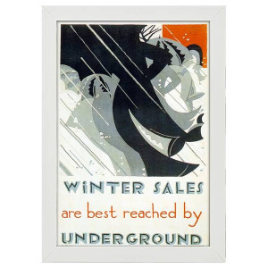 Рамка для фотографий LegendArte Poster 1921 Winter Sales, белый